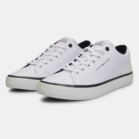 Sneakers de hombre Tommy Hilfiger Th Hi Vulc Core Low Canvas, Blanco Sneakers de hombre Tommy Hilfiger Th Hi Vulc Core Low Canvas, Blanco